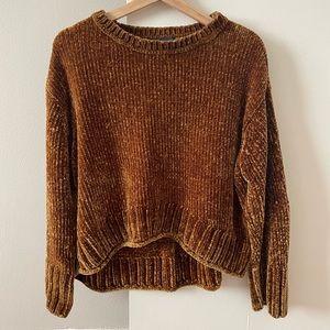 Zara chenille knit sweater